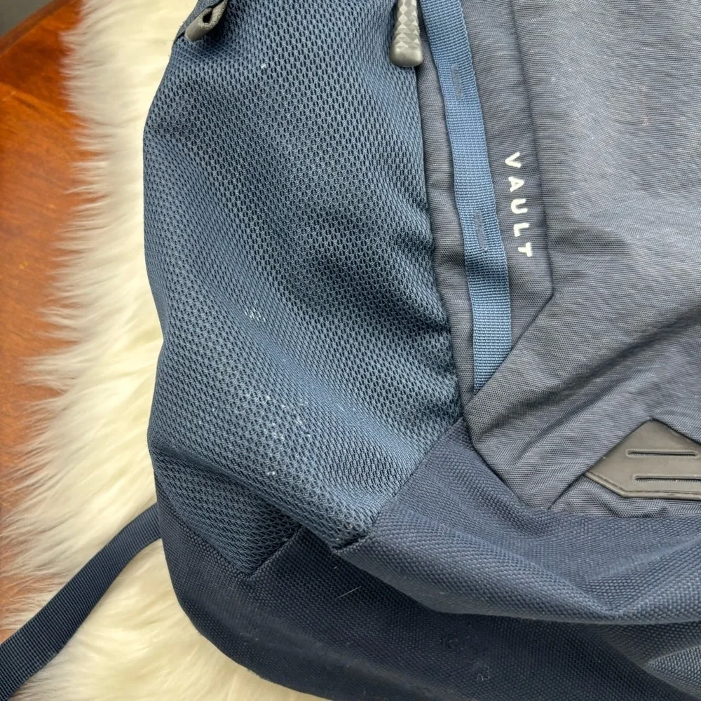 The North Face Blue Backpack with Durable Design and Versatile Functionality